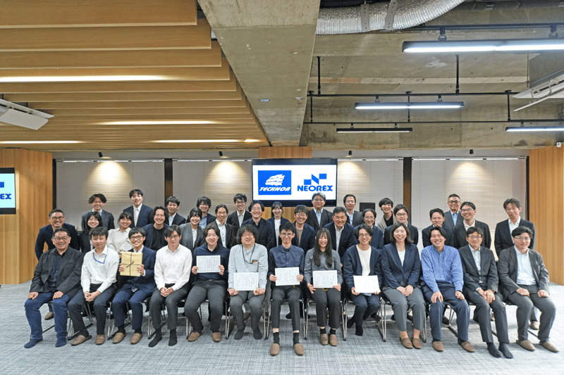 テクノア×ネオレックス合同 技術者・コンサルタント交流会 参加者集合写真(2026年4月24日)