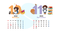 2026カレンダー（どんぐり）