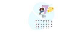 2026カレンダーJuly-2