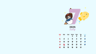 2026カレンダーJuly-1