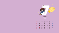 2026カレンダーJuly-PC