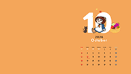 2026カレンダーOctober-PC