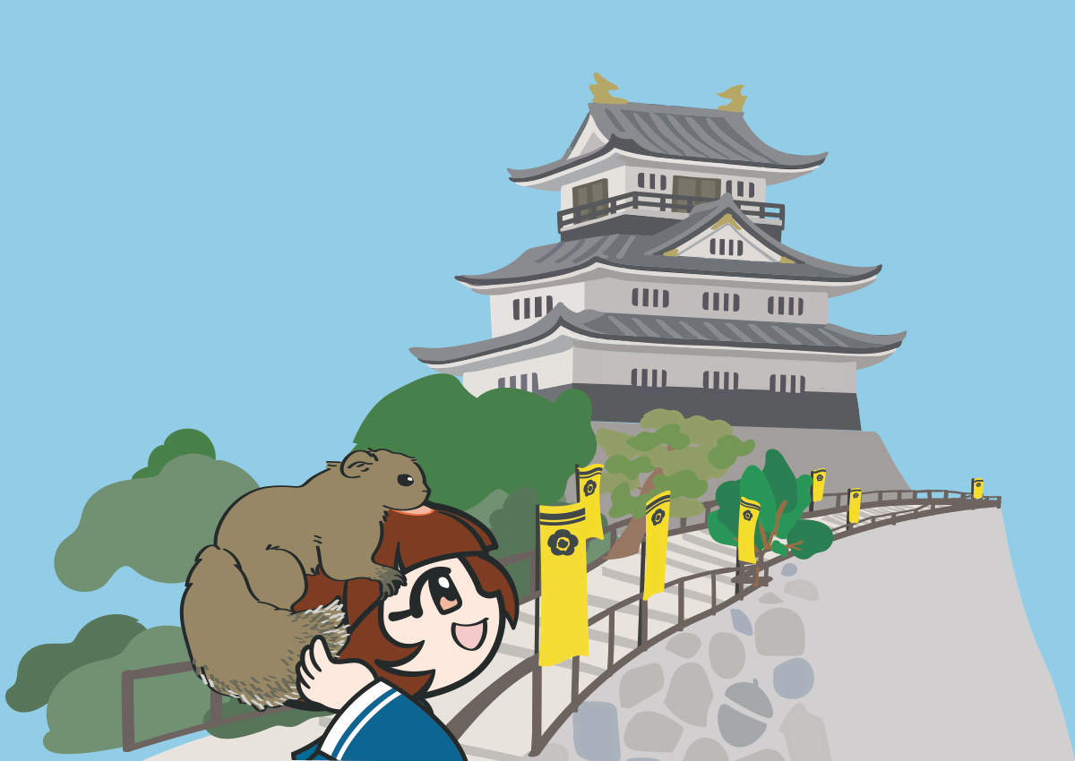 岐阜市の金華山＆岐阜城